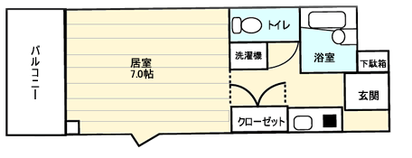 高梁のマンション　　吉備国際大学向け部屋その６