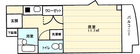 高梁のマンション　　吉備国際大学向け部屋その３